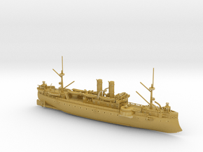 USS Maine (ARC-1) Full Hull Model (1898) in Tan Fine Detail Plastic: 1:1000