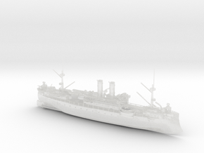 USS Maine (ARC-1) Full Hull Model (1898) in Clear Ultra Fine Detail Plastic: 1:1000