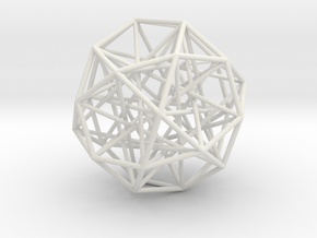 Sphere 2 Small in White Natural Versatile Plastic