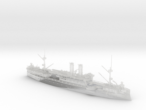 USS Maine (ARC-1) Waterline Model (1:1000 Scale) in Clear Ultra Fine Detail Plastic