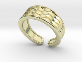 Tiled ring in 14K Yellow Gold