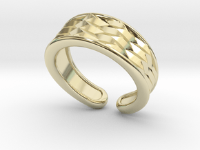 Tiled ring in 9K Yellow Gold 