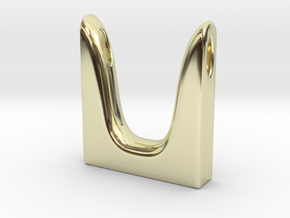 Minoean horns in 14k Gold Plated Brass