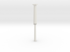  Paired 17.5cm Doric Columns - hollow core - Hollo in White Natural Versatile Plastic