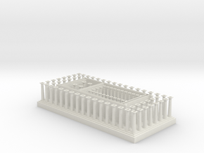 Parthenon Lower Section in White Natural Versatile Plastic