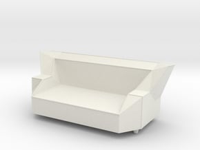 Printle Thing Sofa 08 - 1/24 in White Natural Versatile Plastic