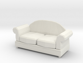 Printle Thing Sofa 09 - 1/24 in White Natural Versatile Plastic