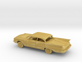 1/87 1960 Chrysler Saratoga Sedan Kit in Tan Fine Detail Plastic