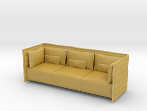 Printle Thing Sofa 14 - 1/48 in Tan Fine Detail Plastic