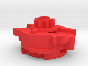 Beyblade Fused Right Spin Gear | Spin Gear System in Red Processed Versatile Plastic