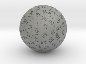 d145 Sphere Dice in Gray PA12