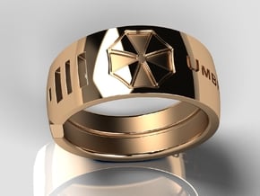 Umbrella Corporation Ring-2 in Polished Bronze: 10 / 61.5