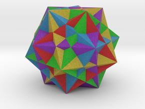 Compound Of 5 Cubes in Standard High Definition Full Color
