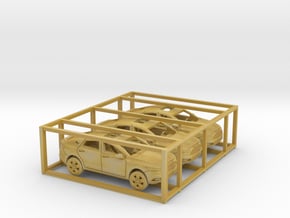 1/160 20013-16 Ford Fusion with Sunroof 3 Car Set  in Tan Fine Detail Plastic