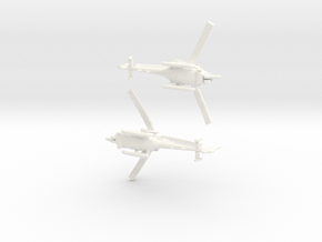 035F Modified Gazelle Pair 1/285 in White Smooth Versatile Plastic