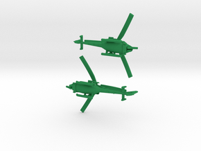 035F Modified Gazelle Pair 1/285 in Green Smooth Versatile Plastic