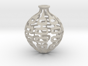 Retro Vase in Natural Sandstone