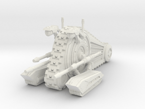 10mm Persuader Class Droid Tank in White Natural Versatile Plastic