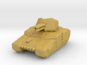HD2 Automaton Tank Autocannon 38mm Epic miniature in Tan Fine Detail Plastic