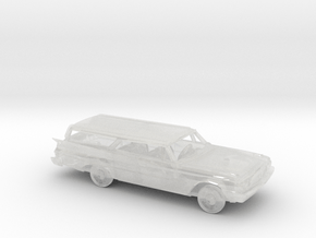 1/87 1960 Chrysler Saratoga Pilarless Wagon Kit in Clear Ultra Fine Detail Plastic