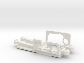 Motorpod for Go!!!-Motors in sidewinder setup  in White Natural Versatile Plastic