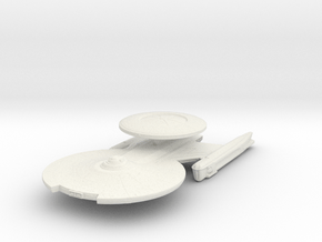 Federation Science ship Oversight in White Natural Versatile Plastic
