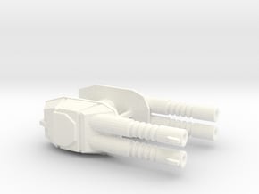 MMC Talon wrist blasters (downscaled KO version) in White Processed Versatile Plastic