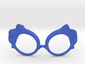 Wave Glasses in Blue Smooth Versatile Plastic: Small