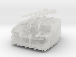 1/200 IJN Type 3 127mm 50cal turret in Clear Ultra Fine Detail Plastic