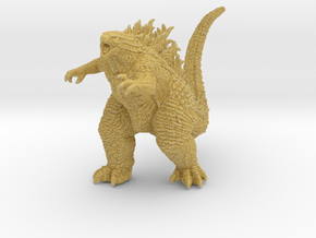 Godzilla Evolved 2024 kaiju monster 54mm miniature in Tan Fine Detail Plastic