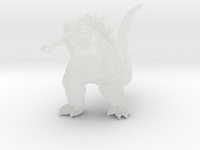 Godzilla Evolved 2024 kaiju monster 54mm miniature in Clear Ultra Fine Detail Plastic