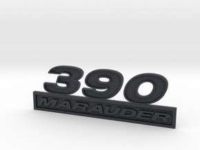 390-MARAUDER Fender Emblem in Black PA12