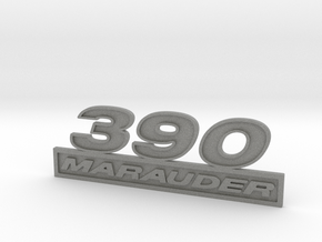 390-MARAUDER Fender Emblem in Gray PA12 Glass Beads