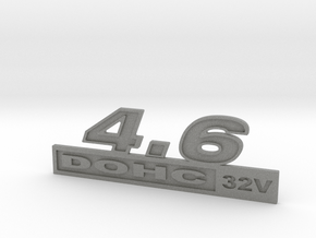  46-DOHC32 Fender Emblem in Gray PA12 Glass Beads
