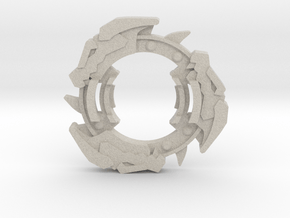 Beyblade Tyranno | Anime Attack Ring in Natural Sandstone