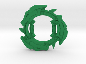 Beyblade Tyranno | Anime Attack Ring in Green Processed Versatile Plastic