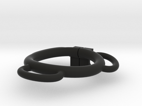 Ring 44 - 48 C2 V3 in Black Smooth Versatile Plastic