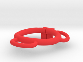 Ring 44 - 48 C2 V3 in Red Smooth Versatile Plastic