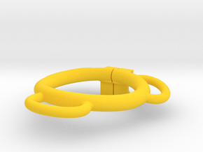 Ring 44 - 48 C2 V3 in Yellow Smooth Versatile Plastic