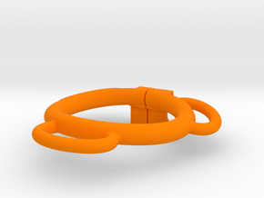 Ring 44 - 48 C2 V3 in Orange Smooth Versatile Plastic