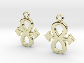 Symbolism in 14k Gold Plated Brass