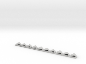 10x BA Drop Termie Pads in Clear Ultra Fine Detail Plastic: Small