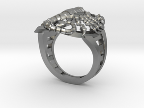 Mech Scorpion Ring Size 10 in Natural Silver