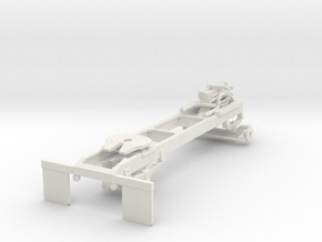 1/50th single axle Frame for  K100 sleeper cab in White Natural Versatile Plastic