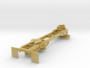 1/50th tandem axle Frame for  K100 sleeper cab in Tan Fine Detail Plastic