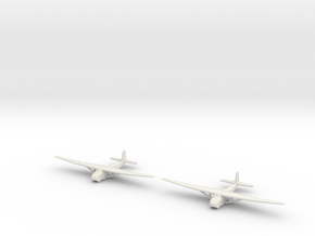 Me-321-German Glider X2 in White Natural Versatile Plastic