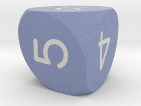 Weird Rounded d6 in Natural Full Color Sandstone