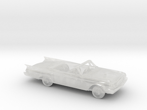 1/87 1960 Chrysler New Yorker Open Convertible Kit in Clear Ultra Fine Detail Plastic