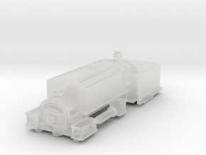 N Gauge Manning-Wardle 0-4-0 in Clear Ultra Fine Detail Plastic: Small