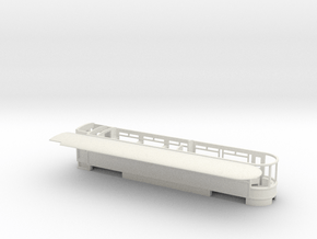 WHR Pullman observation coach NO.2100 (Glaslyn) in White Natural Versatile Plastic